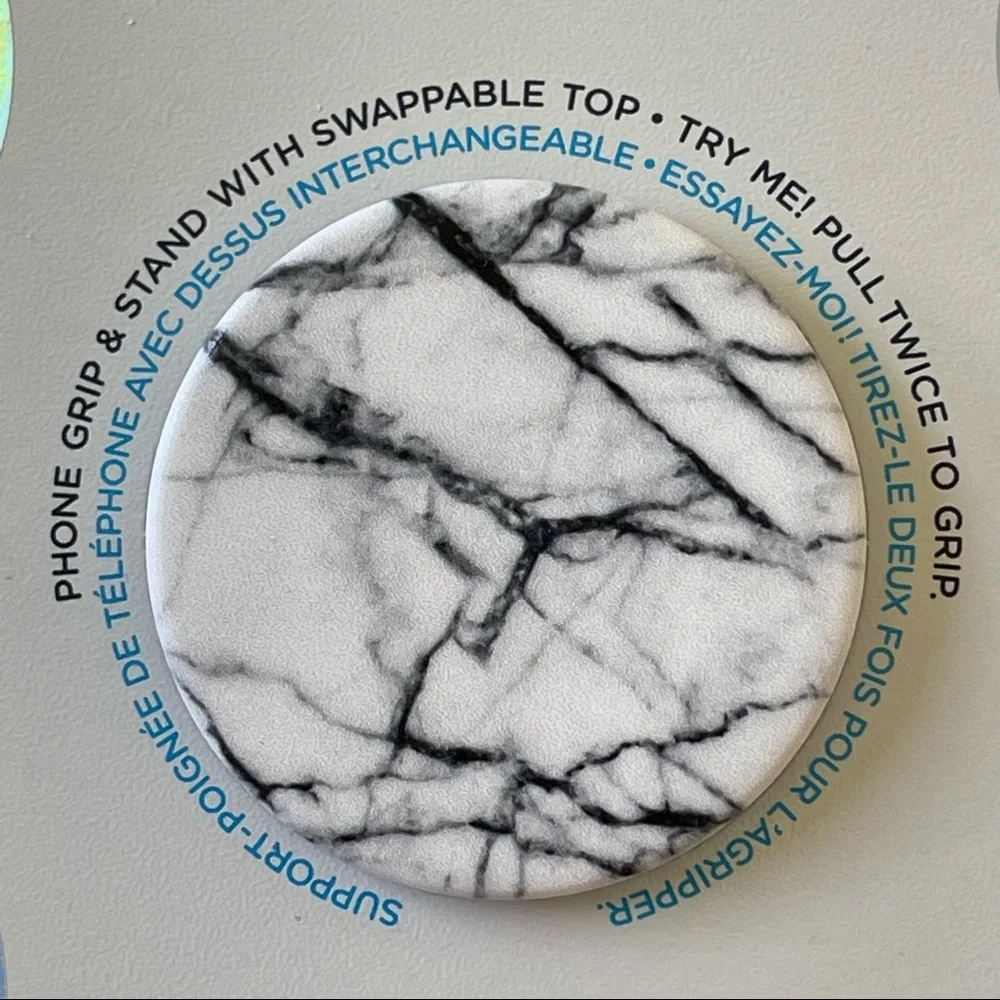 Popsocket - Dove White Marble